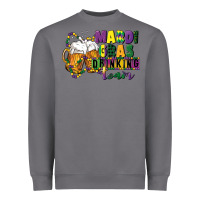 Storm mardi gras drinking team 12 inches 300 dpi Heavyweight Sweatshirt - CowGirlArtShop