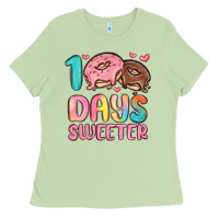 Matcha 100 days sweeter Ladies Tee - MaliasSmallBusiness
