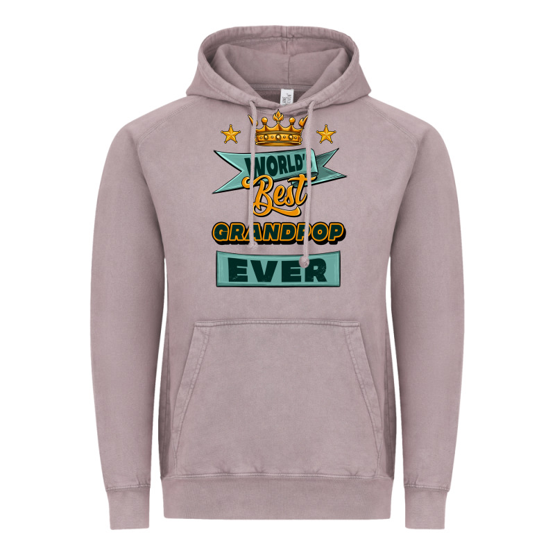 World's Best Grandpop Ever Vintage Hoodie by Jasminsmagicworld | Teevron