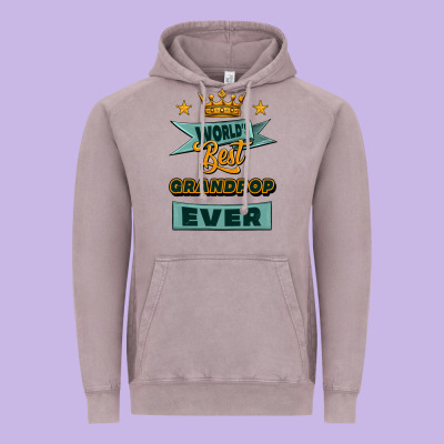 World's Best Grandpop Ever Vintage Hoodie Designed By Jasminsmagicworld
