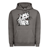 Pigment Tornado Drawing Cat Urban Hoodie - RacoonDesign