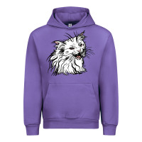 Tulip Drawing Cat Urban Hoodie - RacoonDesign