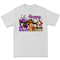 Dove Grey happy hallothanksmas cows  nancy Premium Tee - NancyCooperArtShop