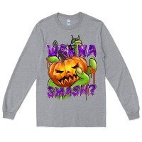 Heather Grey Wanna Smash? Long Sleeve Tee - texasbilliewilder