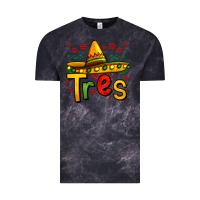 Cloud Black tres my third mexican birthday Vintage Tee - Jasminsmagicworld