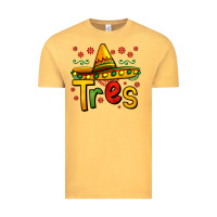 Vintage Mustard tres my third mexican birthday Vintage Tee - Jasminsmagicworld
