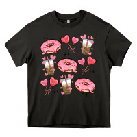 Asphalt valentines day doodles Heavy Core Tee - MaliasSmallBusiness