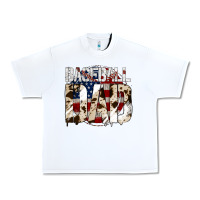 White Baseball American Dad Urban Heavy Tee - Bettercallsaul