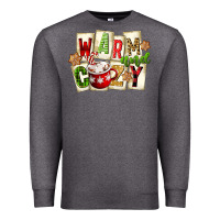Charcoal Heather warm and cozy hot cocoa Premium Sweatshirt - FaDigitalArtStudio