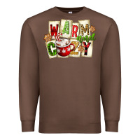 Chestnut warm and cozy hot cocoa Premium Sweatshirt - FaDigitalArtStudio