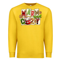 Lemon warm and cozy hot cocoa Premium Sweatshirt - FaDigitalArtStudio