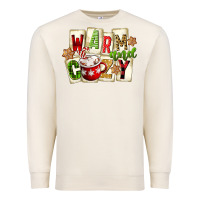 Sandshell warm and cozy hot cocoa Premium Sweatshirt - FaDigitalArtStudio