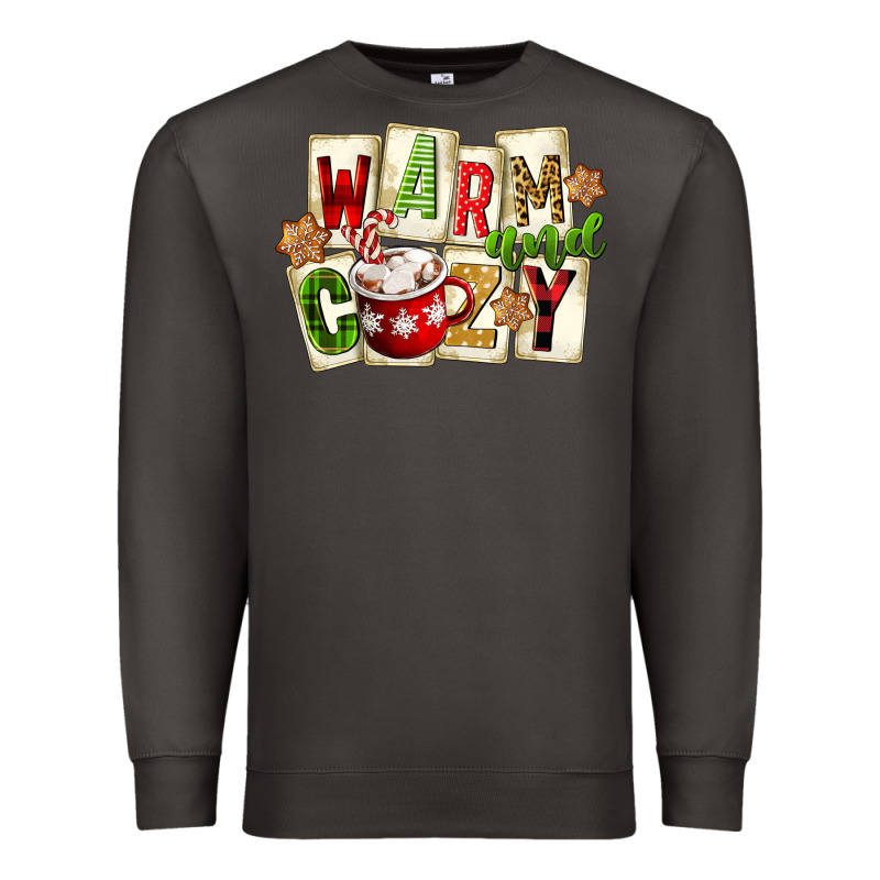 Warm And Cozy Hot Cocoa Premium Sweatshirt by FaDigitalArtStudio | Teevron