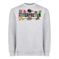 Heather Grey interpreter mardi gras Heavyweight Sweatshirt - CowGirlArtShop
