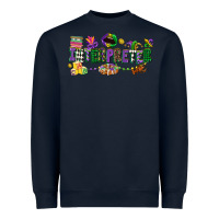 Navy interpreter mardi gras Heavyweight Sweatshirt - CowGirlArtShop