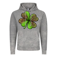 Cloud Rock leopard shamrock Vintage Hoodie - Jasminsmagicworld