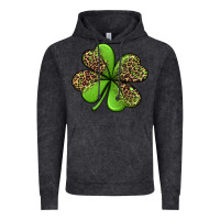 Vintage Black leopard shamrock Vintage Hoodie - Jasminsmagicworld