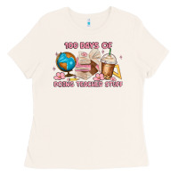 Bone 100 days of doing teacher stuff Ladies Tee - MaliasSmallBusiness