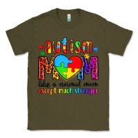 Army Green autism mom like a normal mom except much stronger Classic Tee - Artiststas