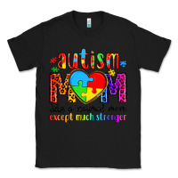 Black autism mom like a normal mom except much stronger Classic Tee - Artiststas