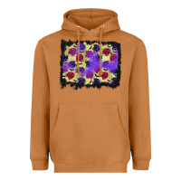 Meerkat halloween bat and roses background Heavyweight Hoodie - BundleAndBundleShop