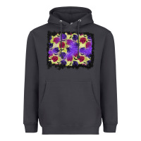 Smoke halloween bat and roses background Heavyweight Hoodie - BundleAndBundleShop
