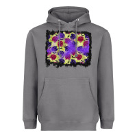 Storm halloween bat and roses background Heavyweight Hoodie - BundleAndBundleShop