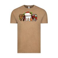 Vintage Coffee Christmas teeth dentist Vintage Tee - Jasminsmagicworld