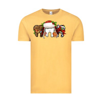 Vintage Mustard Christmas teeth dentist Vintage Tee - Jasminsmagicworld