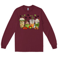 Burgundy dog mom coffee Long Sleeve Tee - Jasminsmagicworld