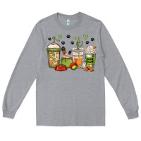 Heather Grey dog mom coffee Long Sleeve Tee - Jasminsmagicworld