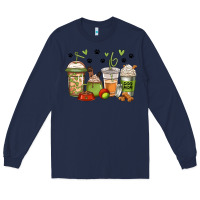 Navy dog mom coffee Long Sleeve Tee - Jasminsmagicworld
