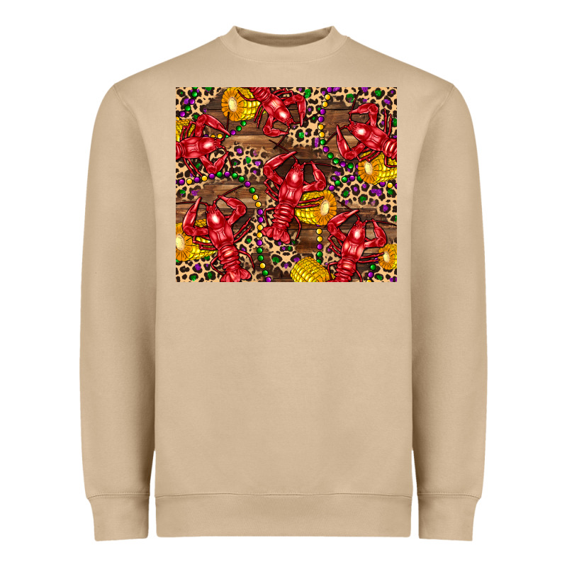 Mardi Gras Crawfish Heavyweight Sweatshirt by CowGirlArtShop | Teevron