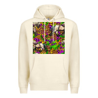 Sandshell mardi gras leopard horse seamless pattern Premium Hoodie - FaDigitalArtStudio