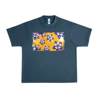 Midnight Navy Rocky Mountain Columbine Flower Urban Heavy Tee - Bettercallsaul