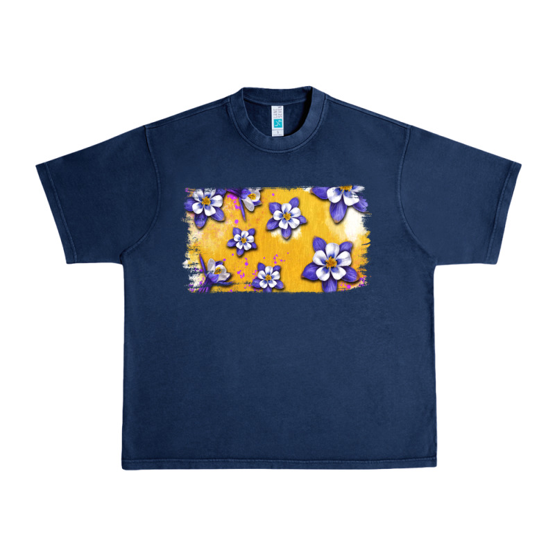 Rocky Mountain Columbine Flower Urban Heavy Tee by Bettercallsaul | Teevron