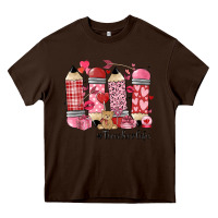 Chocolate Brown valentines day teacher life Heavy Core Tee - MaliasSmallBusiness