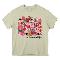 Mossy valentines day teacher life Heavy Core Tee - MaliasSmallBusiness