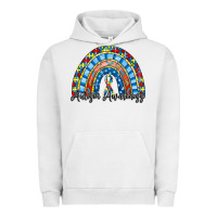 Pigment Lunar Rock autism awareness rainbow Urban Hoodie - RacoonDesign