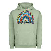 Pigment Oil Green autism awareness rainbow Urban Hoodie - RacoonDesign
