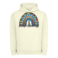 Pigment Pistachio autism awareness rainbow Urban Hoodie - RacoonDesign