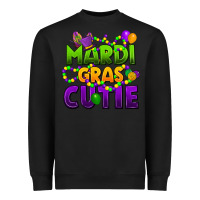 Black mardi gras cutie Heavyweight Sweatshirt - CowGirlArtShop