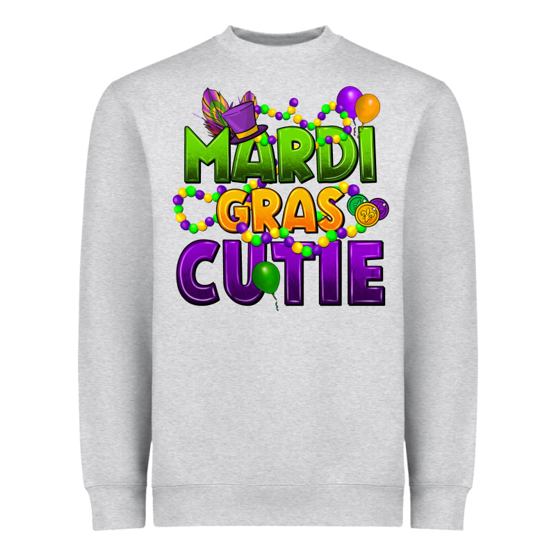 Mardi Gras Cutie Heavyweight Sweatshirt by CowGirlArtShop | Teevron