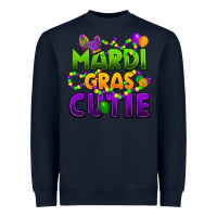 Navy mardi gras cutie Heavyweight Sweatshirt - CowGirlArtShop