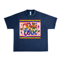 Navy choose love tumbler Urban Heavy Tee - JahusDesignShop