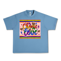 Pebble Blue choose love tumbler Urban Heavy Tee - JahusDesignShop