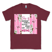 Burgundy mother's day inspirational quotes Classic Tee - Artiststas