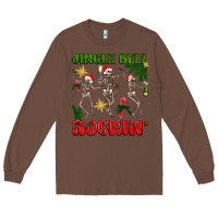 Chestnut Jingle bell rockin' Long Sleeve Tee - NancyCooperArtShop