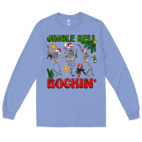 Colony Blue Jingle bell rockin' Long Sleeve Tee - NancyCooperArtShop