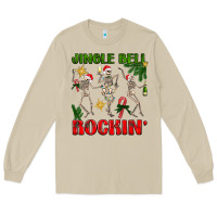 Mushroom Jingle bell rockin' Long Sleeve Tee - NancyCooperArtShop